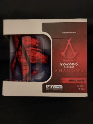 ABYstyle Assassin's Creed Shadows Mug Yasuke Naoe 11oz Ceramic Coffee Cup NEW
