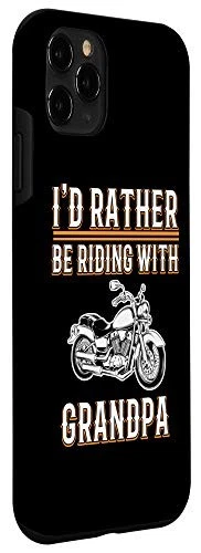 Lid rider be riding with grandpa retro graphic for grandson Case iPhone 11 Pro - Picture 4 of 4