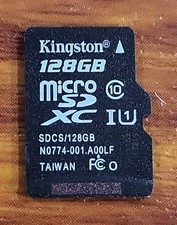Kingston 128GB 4K Micro SD Memory Card