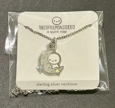 NEW TCMC Sterling Necklace Charm The Coffee Monsterz Co