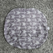 Mila Millie Gray White Arrow Machine Washable Baby Boppy Lounge Cover