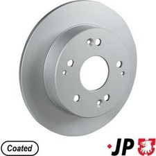 2x JP GROUP Bremsscheiben Hinten für HONDA CIVIC VII Hatchback (EU, EP, EV)