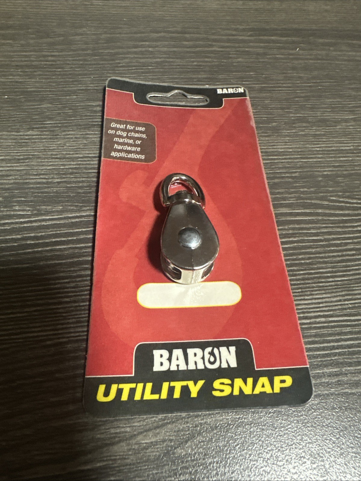 Baron C-0173-3/4" SINGLE SHEAVE SWIVEL EYE ROPE PULLEY