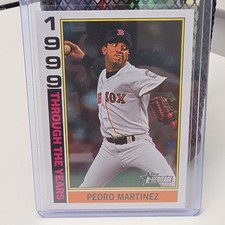 2025 Topps Heritage Through the Years Pedro Martinez Red Sox Insert #TTY-14