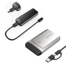 Thunderbolt 3 USB-C SSD M.2 Dual-Bay Enclosures 40Gbps Dual-Bay Offline Clone