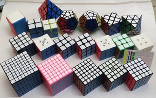 Lot of 20 Twisty Puzzles Rubik's Cubes