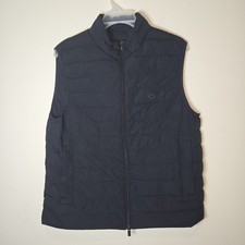 Emporio Armani Men's Navy Blue Lightweight Essential Puffer Down Vest 56 READ