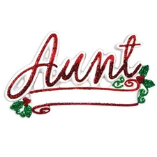 New Aunt Personalized Christmas Tree Ornament