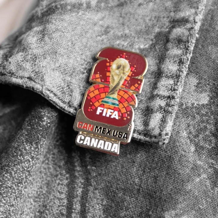 FIFA World Cup 7-Piece Zinc Alloy Pin Set - 7 Pc Pins FIFA World