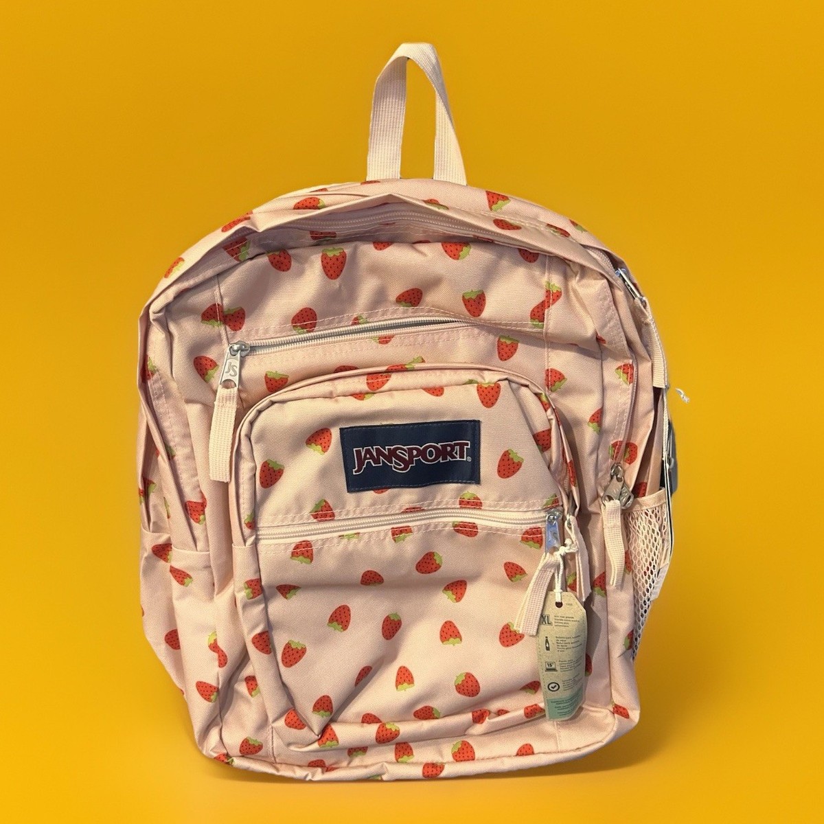 NEW JanSport Big Student Laptop Backpack - Strawberry Shower  display picture 1