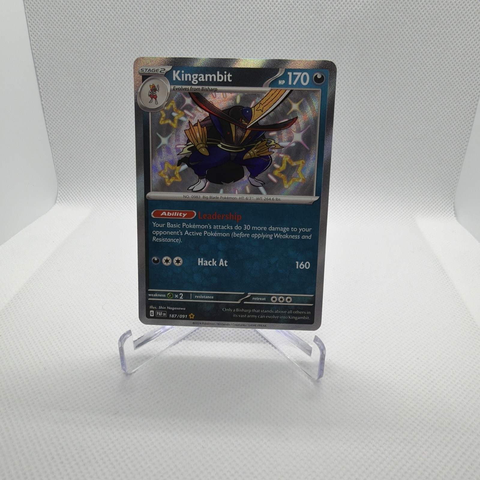 Kingambit 187/091 Sv: Paldean fates