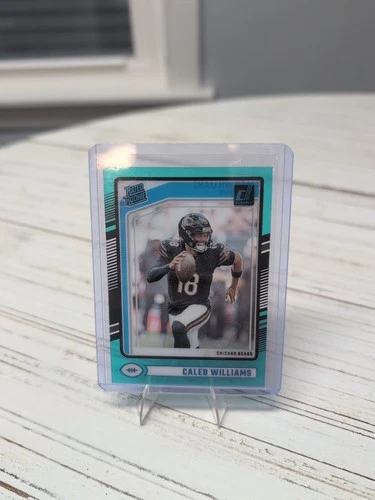 2024 Panini Clearly Donruss - Rated Rookie Caleb Williams #51 Teal (RC)