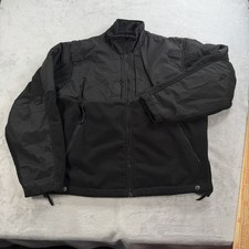5.11 Tactical Fleece Jacket 2.0 Mens L Black Work Outdoors Coat Utility Tech