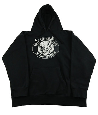 Arrogant Bastard Ale Mens Hoodie Sweatshirt Fizzy Yellow Beer Is For Wussies XL