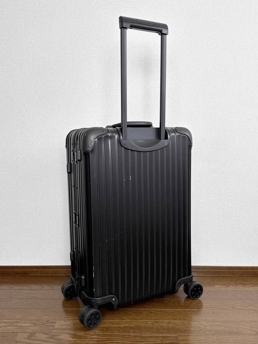 Rimowa Topas Stealth 63L Black 4-wheels Carry Case Suitcase 920.63