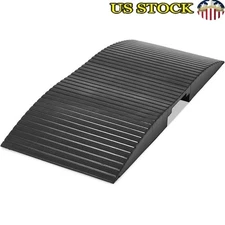 Threshold Ramp Wheelchair Mobility Anti-Slip Rubber Curb Bridge Doorways New