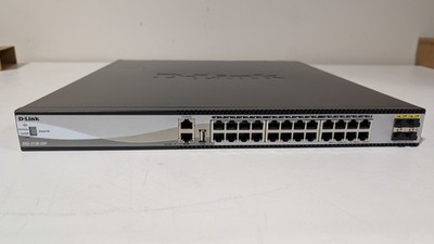 D-Link DXS-3130-28P   28-Port 10GbE PoE+ Managed Switch w/ 4 x 100G Uplinks