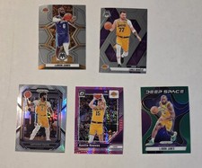 25 Card NBA Los Angeles Lakers Player Lot LeBron Doncic Reaves Davis