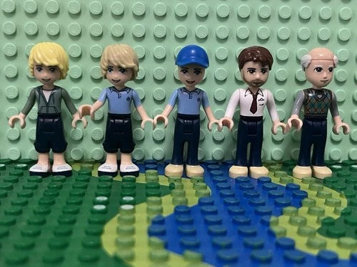lego friends minifigures Boys Set Of Five Group B
