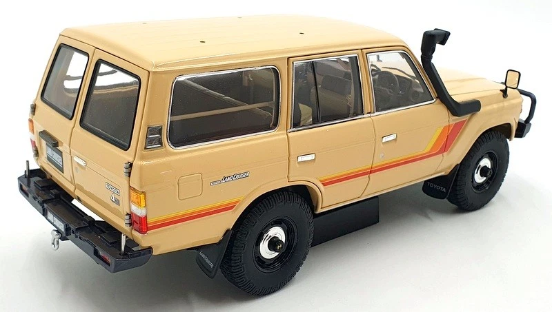 Kyosho escala 1/18 diecast 08956XBE - Toyota Land Cruiser 60 - beige Foto 2 de 4
