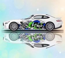 Skeleton Car Decal Skull Car Decal Cool Car Decals Both Sides Car Livery