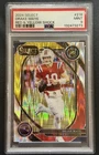 2024 Panini Select Drake Maye #218 Red & Yellow Shock PSA 9 Rookie Patriots