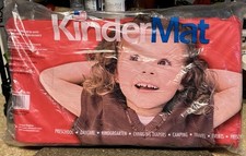 KinderMat 1" Thick 4-Section Rest Mat 1"H x 19"W x 45"D Red/Grey