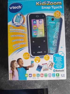 VTech KidiZoom Snap Touch Kinderkamera Lernhandy Digitalkamera Blau
