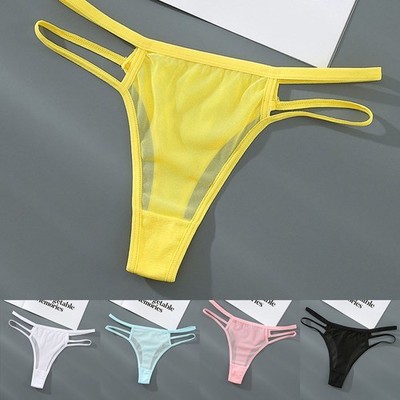 Hochwertiger Slip Netz Neueste Nicht Nylon Tailliert Dünn G String G-String