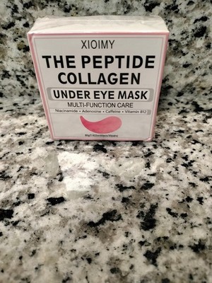 60pcs Collagen Protein Eye Masks, Strong Hydration, Glossy Skin, Niacinamide