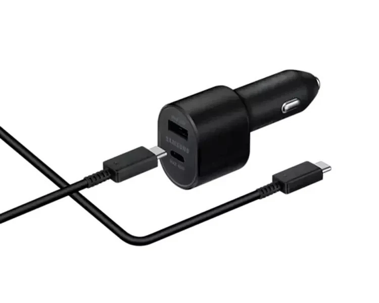 Cargador de Coche 45W🚚Samsung MAX USB-C Cable Doble Puerto Carga Rápida 5A🗽STOCK EE. UU. Foto 4 de 4