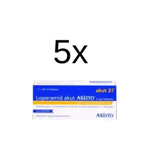 LOPERAMID akut Aristo 2 mg Tabletten 5 x 10 St. 50 St. PZN 08300159