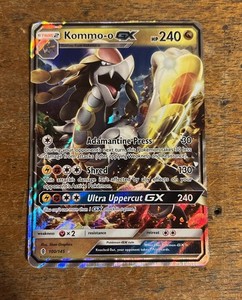 kommo-o pokemon card value - GX - 141/145 - Full Art Ultra Rare Weakness Fairy ×2 Resistance None None Retreat Cost Pokémon TCG: Kommo-o-GX Box |
