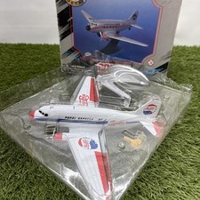 Die Cast Pepsi Cola Express DC-3 Plane DieCast Coin Bank locking key Stash 12'x9