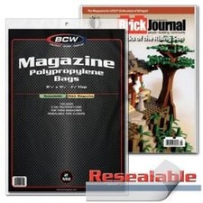 BCW Resealable Magazine Bags - Thick