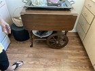 Foldable Table With Wheels — photo 1