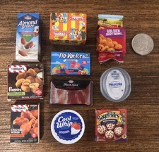 Zuru Mini Brands Freezer Fridge Foods- Cool Whip, Bagel Bites, Barbie, Diorama