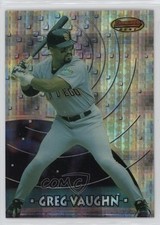 1997 Bowman's Best Atomic Refractor Greg Vaughn #53 5xh