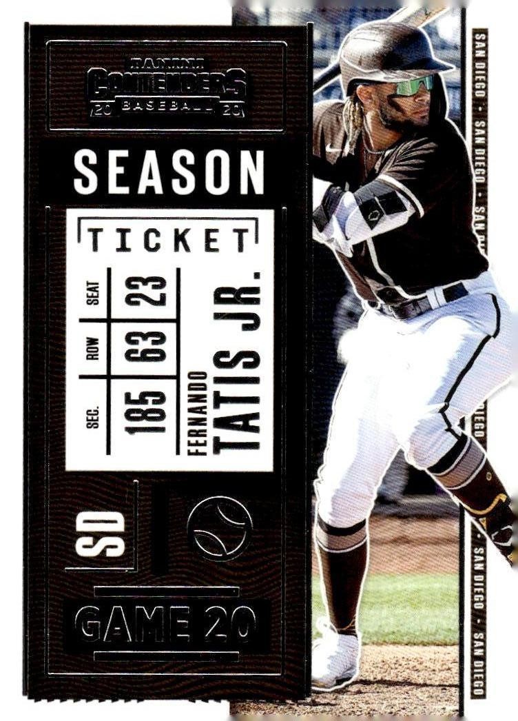 2020 Panini Contenders #49 Fernando Tatis Jr. Season Ticket Green