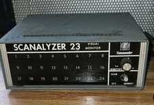 Vintage Commander Scanalyzer 23 Visual Monitor 24 Channel CB Radio Scanner...