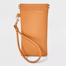 Facile Frame Glasses Case - A New Day Tan Eyewear Accessory 7" x 3.625" x 0