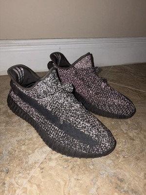 adidas Yeezy Boost 350 V2 Static Black Reflective Men Size 11.5 Sneakers FU9007