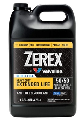 Zerex Extended Life Nitrite Free, Heavy Duty (HD) 50/50 Ready-to-Use Antifree...