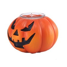 Resin Halloween Pumpkin Candlestick Prop Statue Candle Holder Decorating Gifts