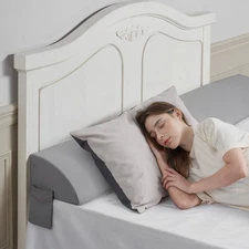 Uimoso Bed Wedge Pillow for Headboard 76" x 8" x 6" Bed Gap Filler Fill 0-5" Gap