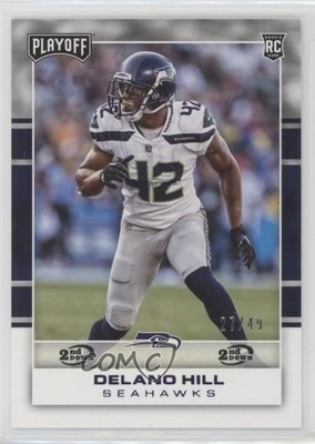 2017 Panini Playoff Rookies 2nd Down 27/49 Delano Hill #289 Rookie RC 0q3