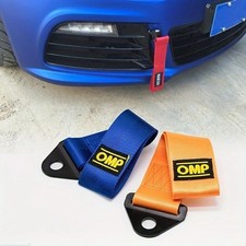 Universal Car Tow Strap 2 Ton Nylon Racing Style Front Rear Bumper Uk