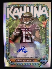 2023 Bowman Chrome University BIG KAHUNA JORDAN TRAVIS AUTO/ 150