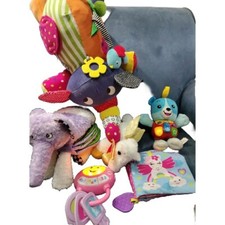 Lot 6 SOFT PLAY DISCOVERY ELEPHANT ACTIVITY PLUSH BABY BOOK TOY Lovey Key Vtech