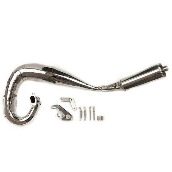 Lambretta Series 1 2 3 Tsr Evo Mild Steel Touring Expansion Exhaust For Sale Ebay